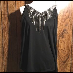 Lane Bryant rhinestone dressy tank size 14/16 xl
